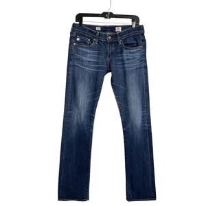 AG Adriano Goldschmied Tomboy Relaxed Straight Leg Denim Jeans Womens 27 LowRise